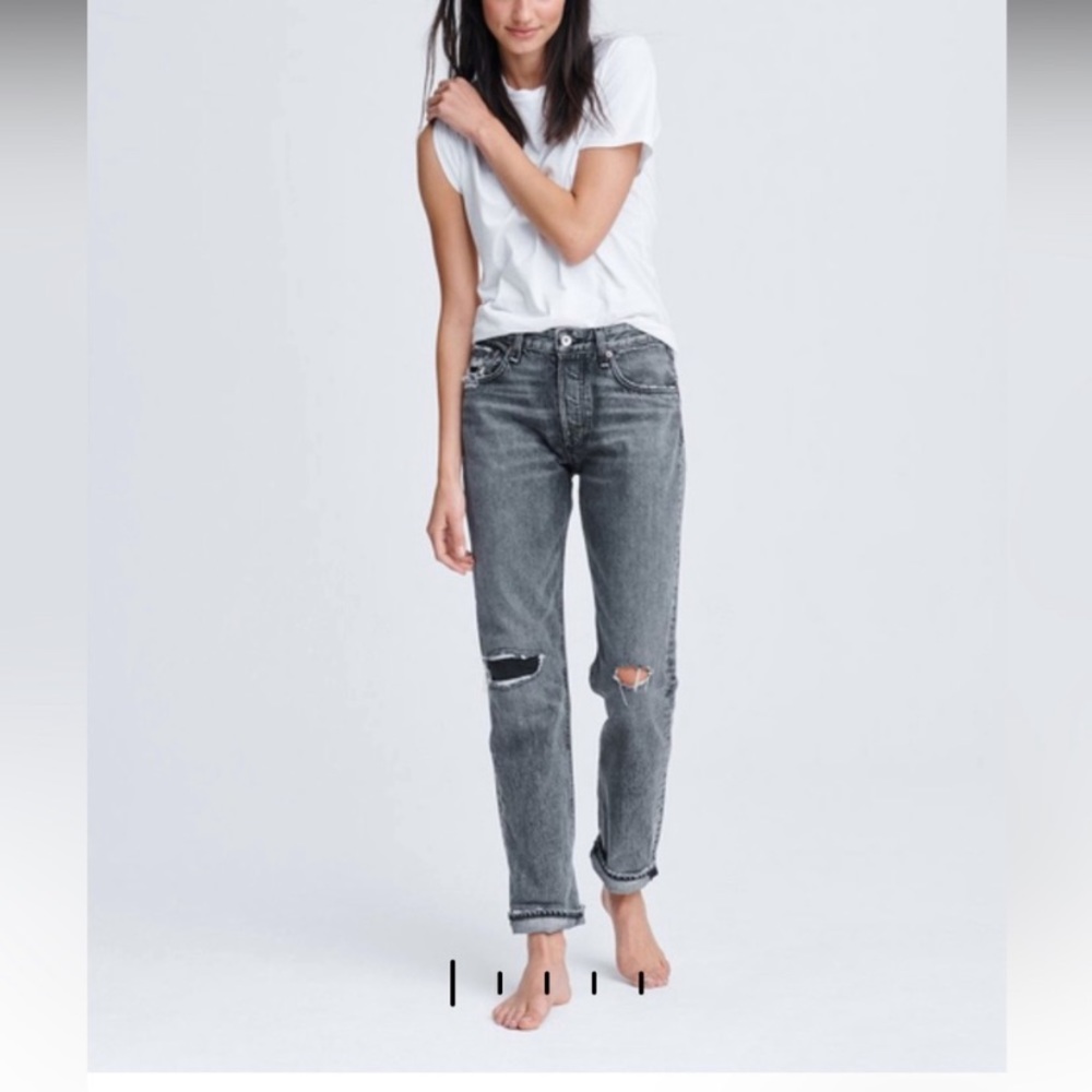 Rag and Bone Rosa Mid Rise Boyfriend Jeans